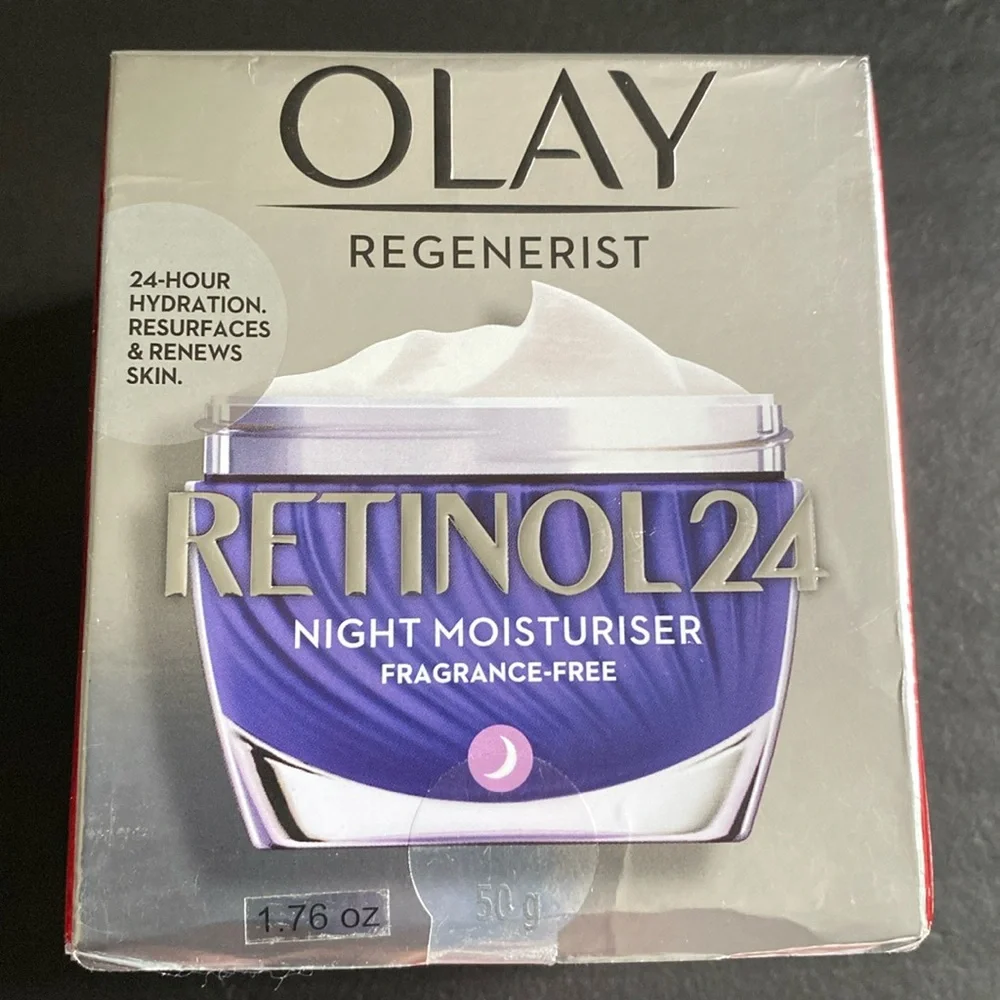 Olay Regenerist Retinol 24 Night Moisturizer, New in sealed Box, Expires 9/26‎